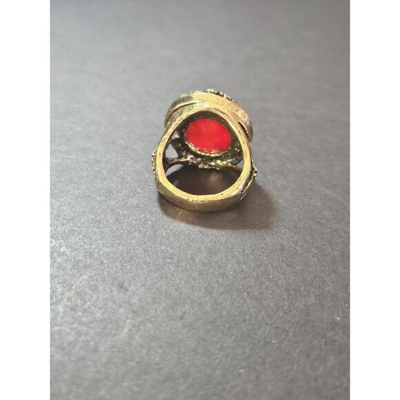 Gold tone Love, peace and harmony ring - Picture 8 of 10